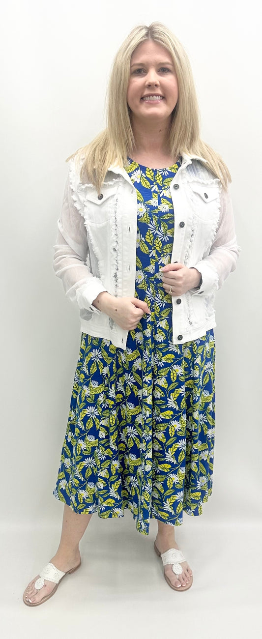 Multiples #M25608JM “Summer Breeze” White Jacket