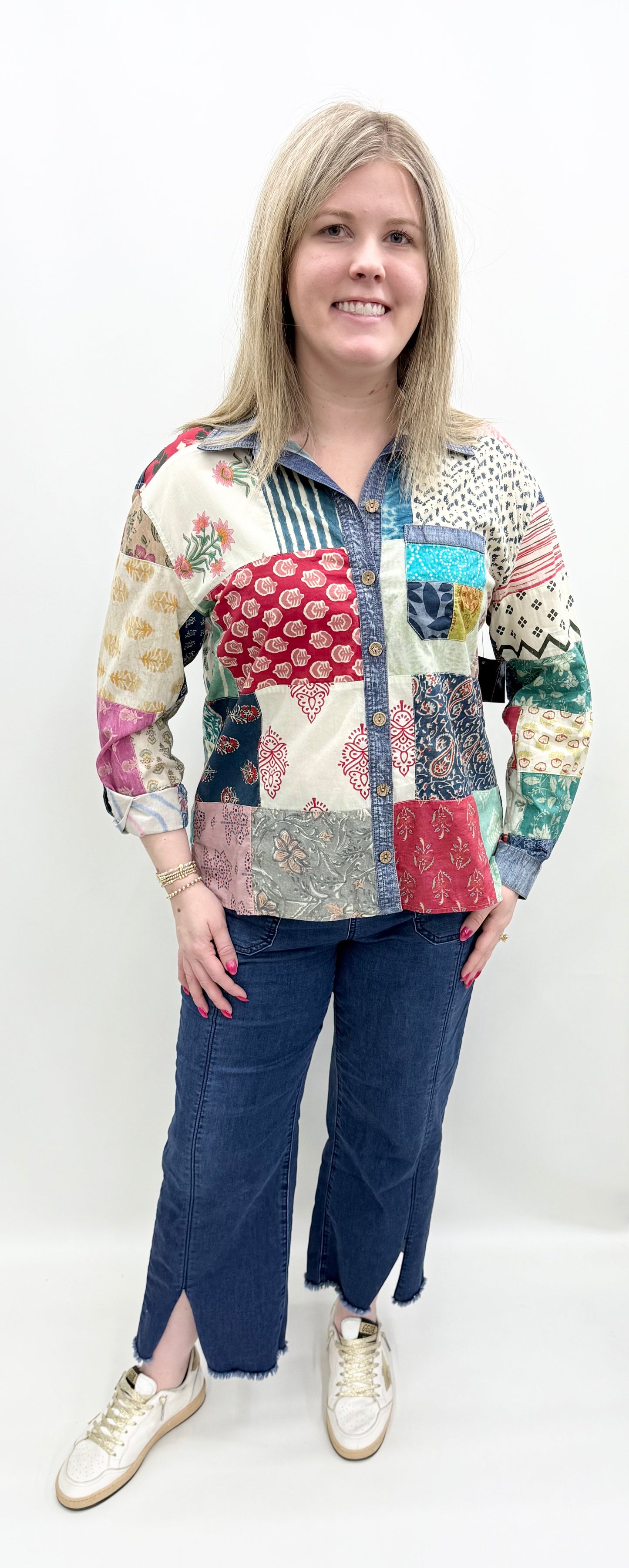 John Mark #J16838BM Blouse