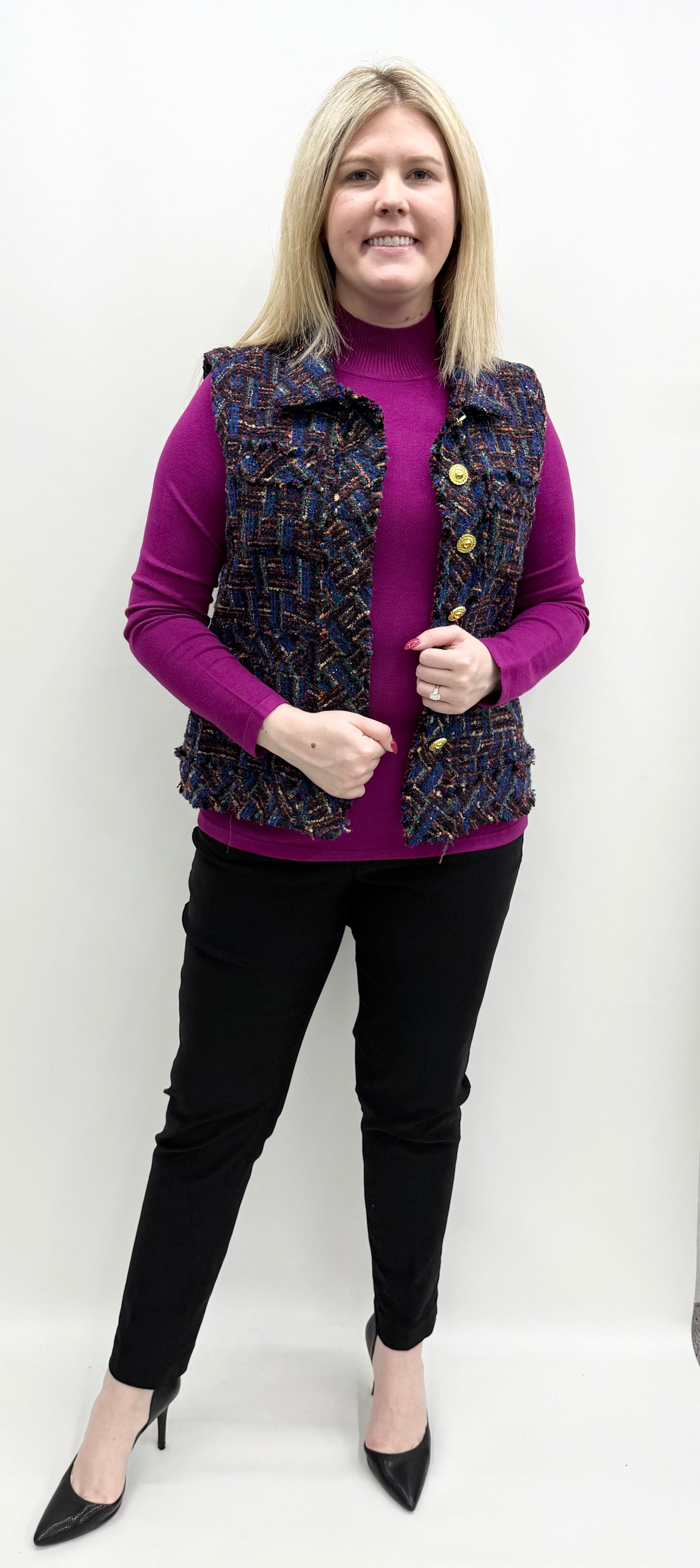 A'la Carte #L35412VM Multi Vest