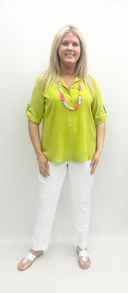 Pure Essence #256-4999 Chartreuse Top