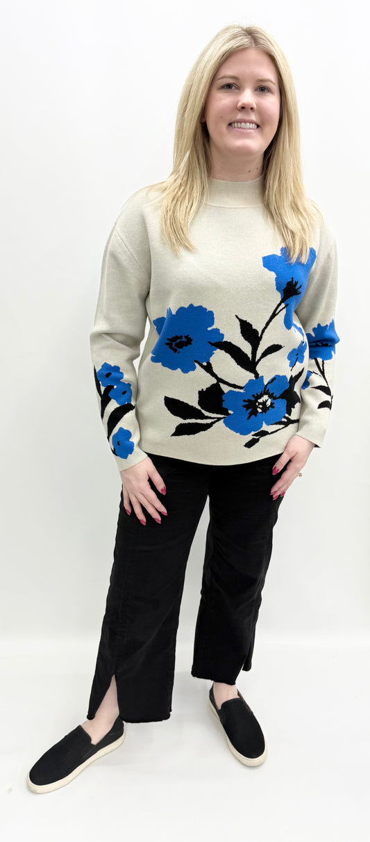 APNY #SW180 Blue Multi Sweater