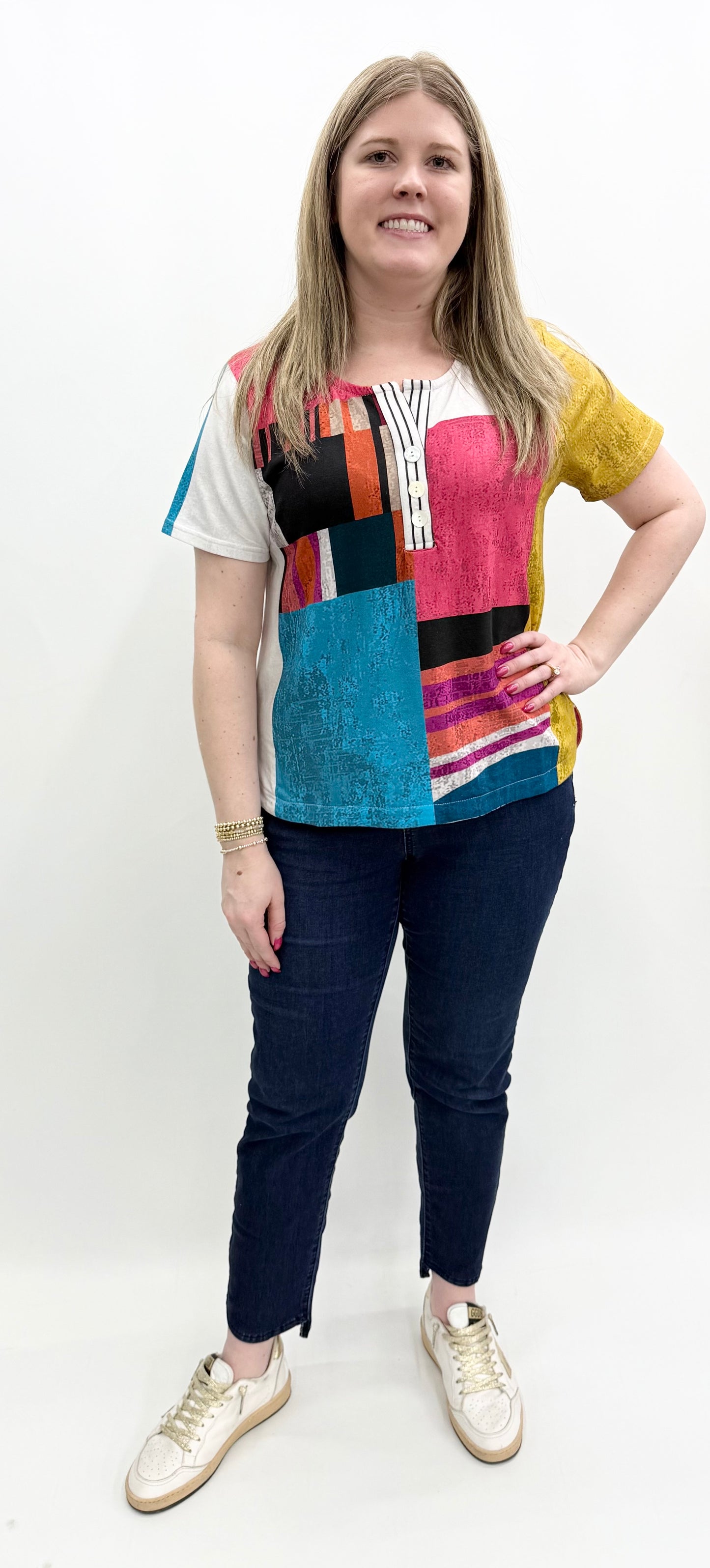 Charlie B. #26T43B Short Sleeve Top