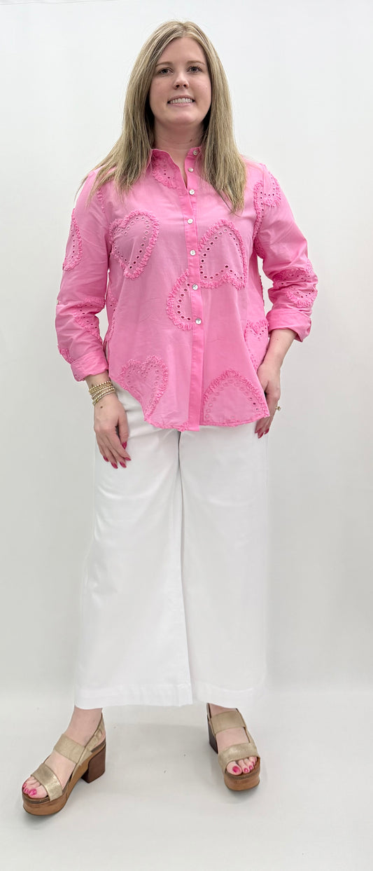 Charlie B. #C4652E-609C Candy Button Down Blouse