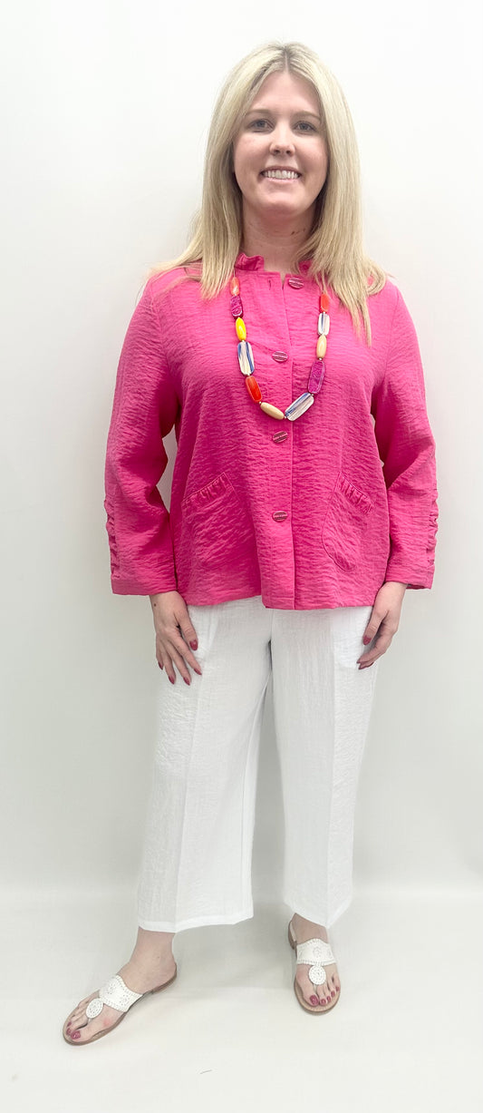 Habitat #30633 Hot Pink Blouse
