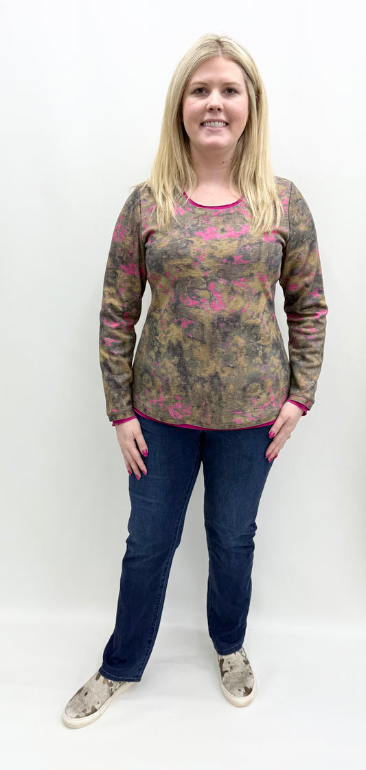 Ethyl #25180PUR Sweatshirt