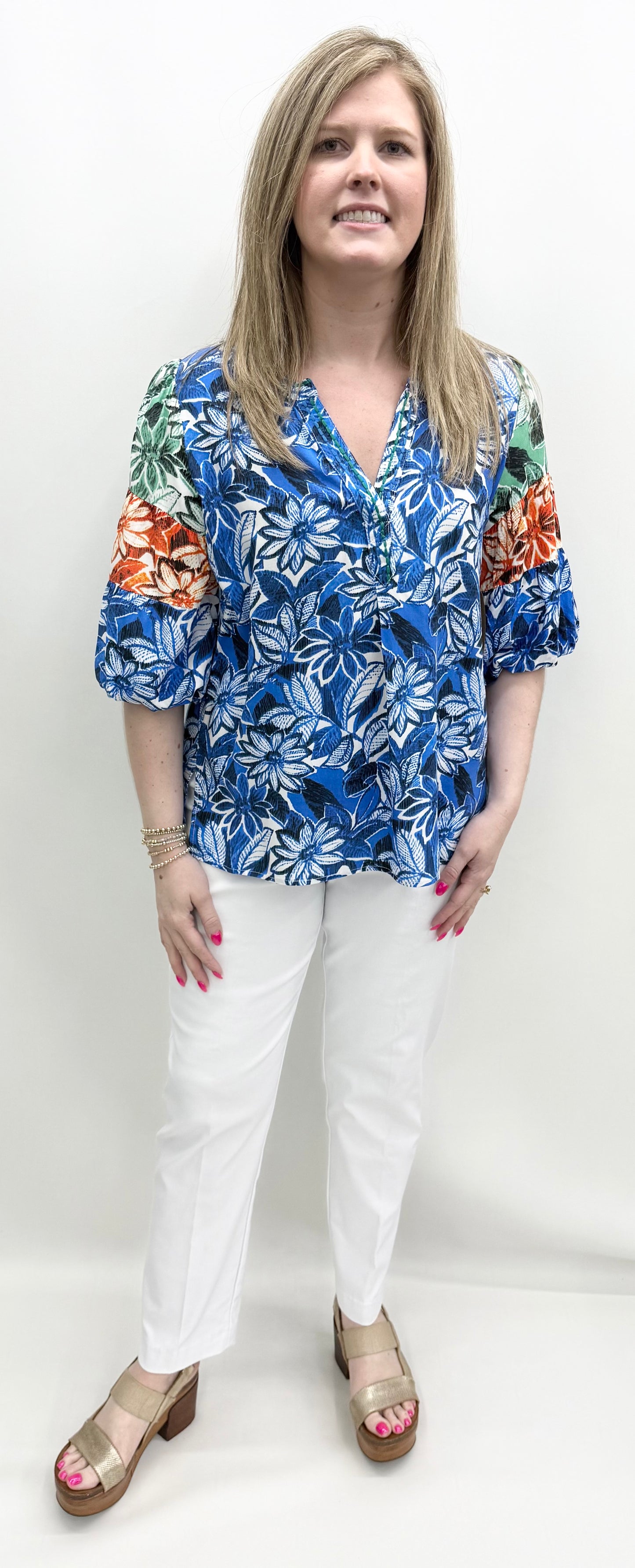 Tru-Luxe #T16360BM Multi Top