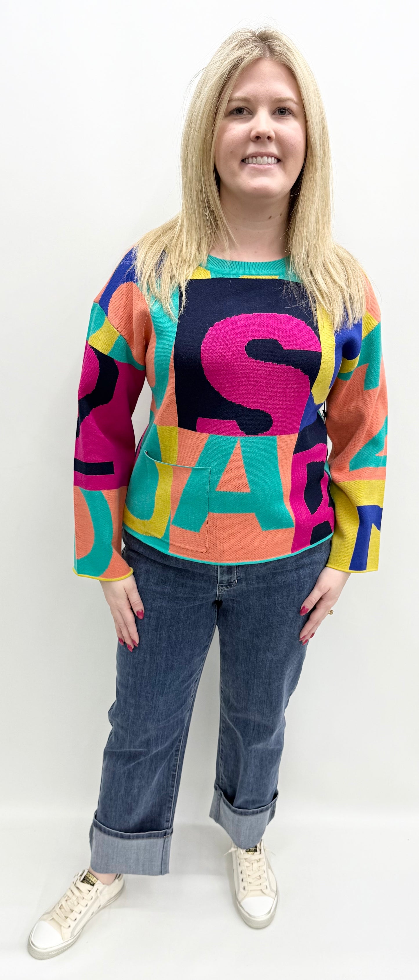 APNY #SW194B Emerald Green Sweater