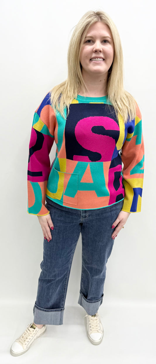 APNY #SW194B Emerald Green Sweater
