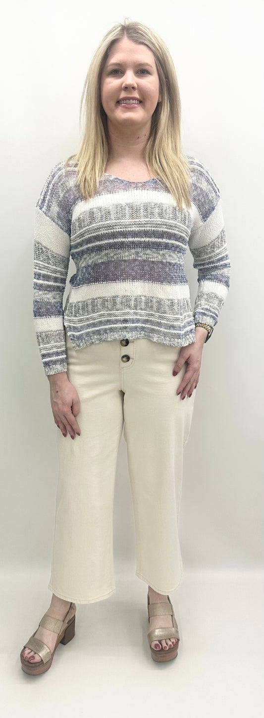 C5623-223C Natural Crop Leg Pant