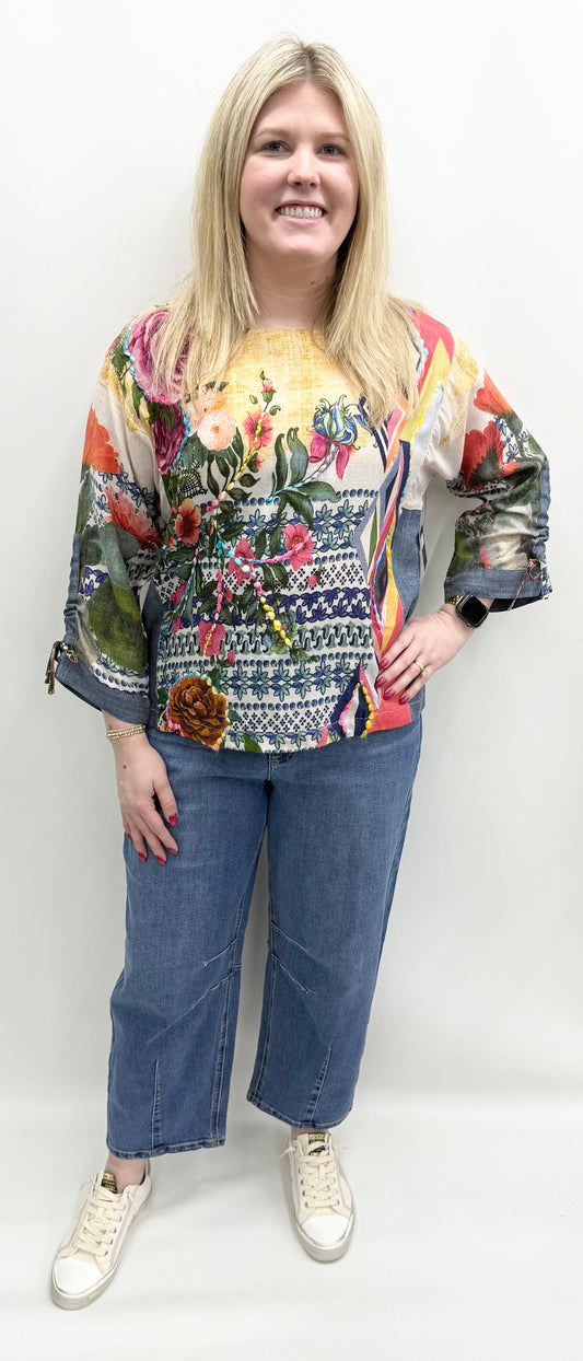 John Mark #J45540TM Multi Top
