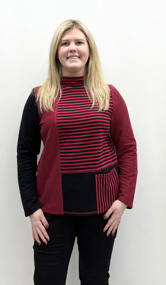 Habitat #51302 Ruby Color Blocked Pullover
