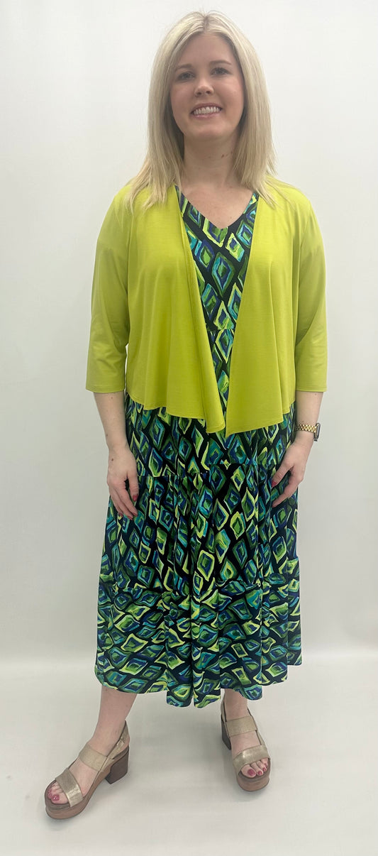 Pure Essence Cardigan #210-4762 Lime