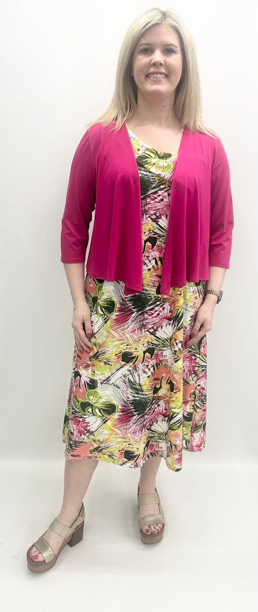 Pure Essence Cardigan #210-4762S Tulip Pink