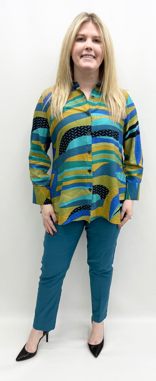 Multiples #M45410BM Multi Shirt