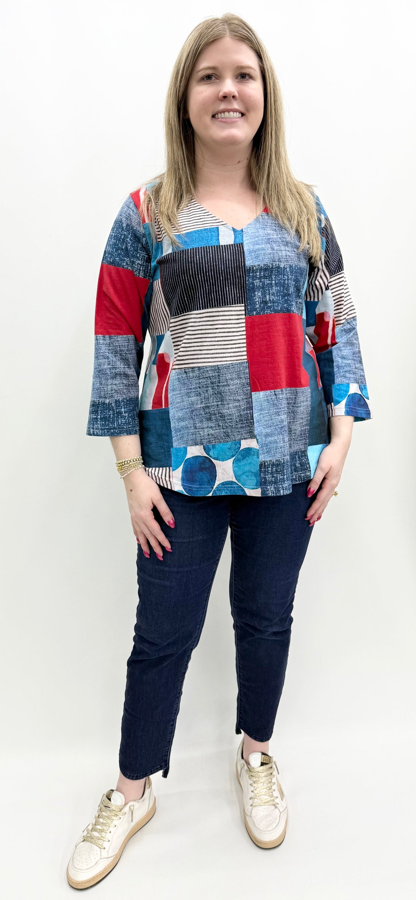 Charlie B. #26T47C 3/4 Sleeve Top