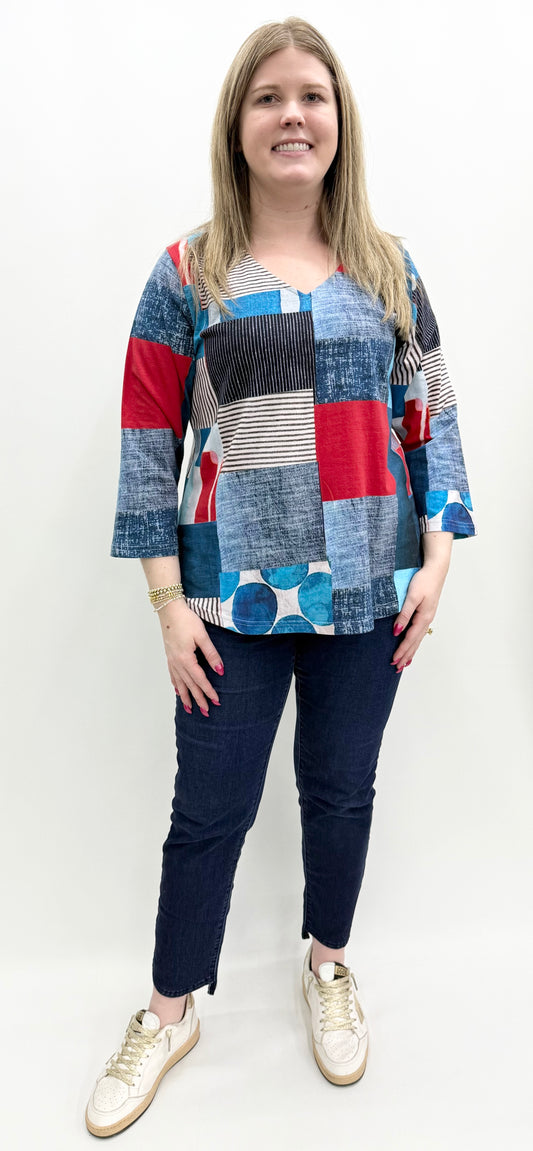 Charlie B. #26T47C 3/4 Sleeve Top