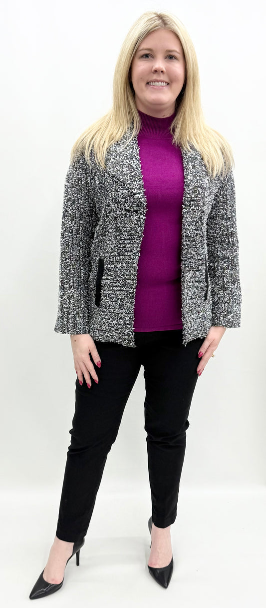 A'la Carte #L35413JM Black Blazer