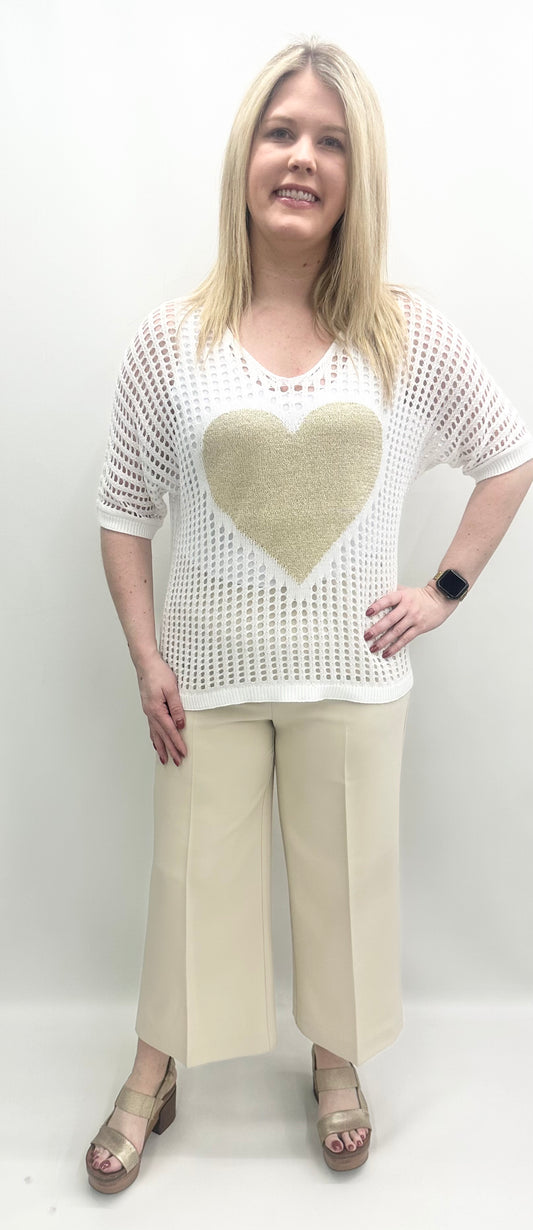 C2792-471B Fishnet Sweater