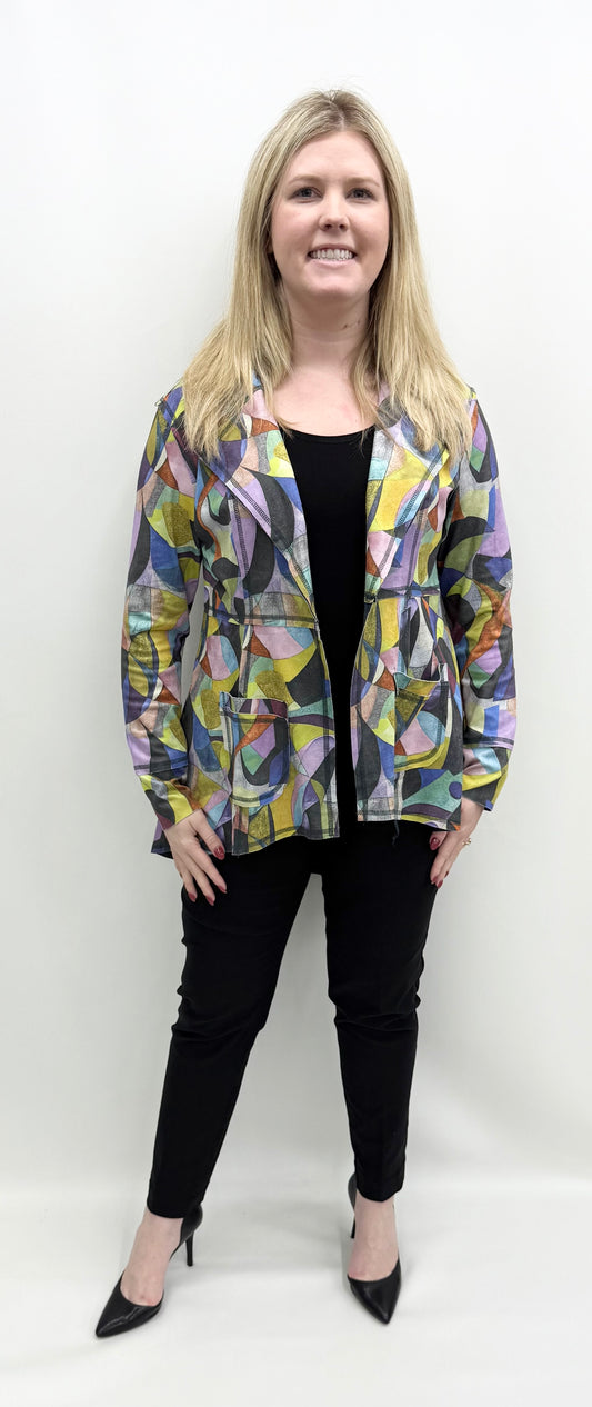 Ethyl #1018CG Faux Suede Jacket