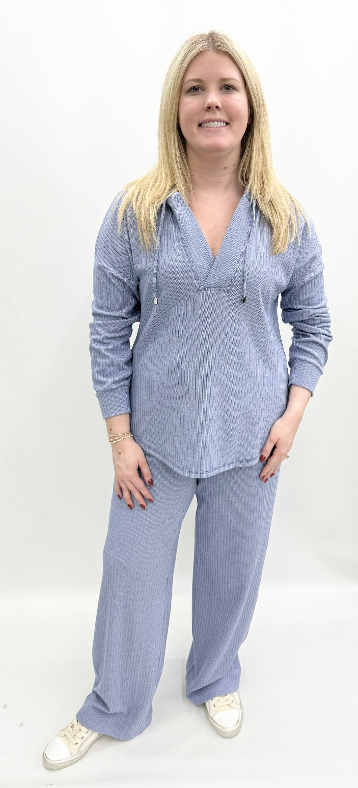Pure Essence #632-4987 Blue Pullover