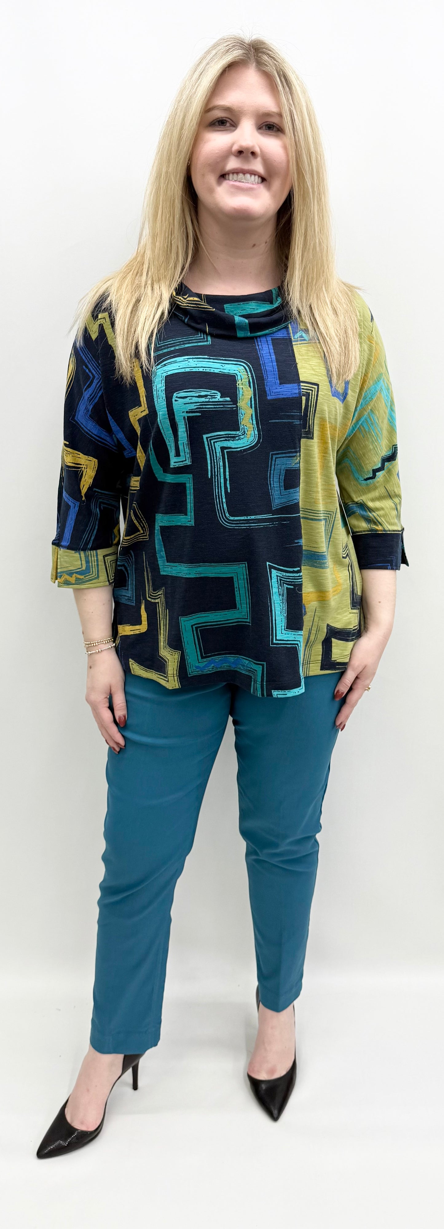 Multiples #M45402TM Turtleneck Top