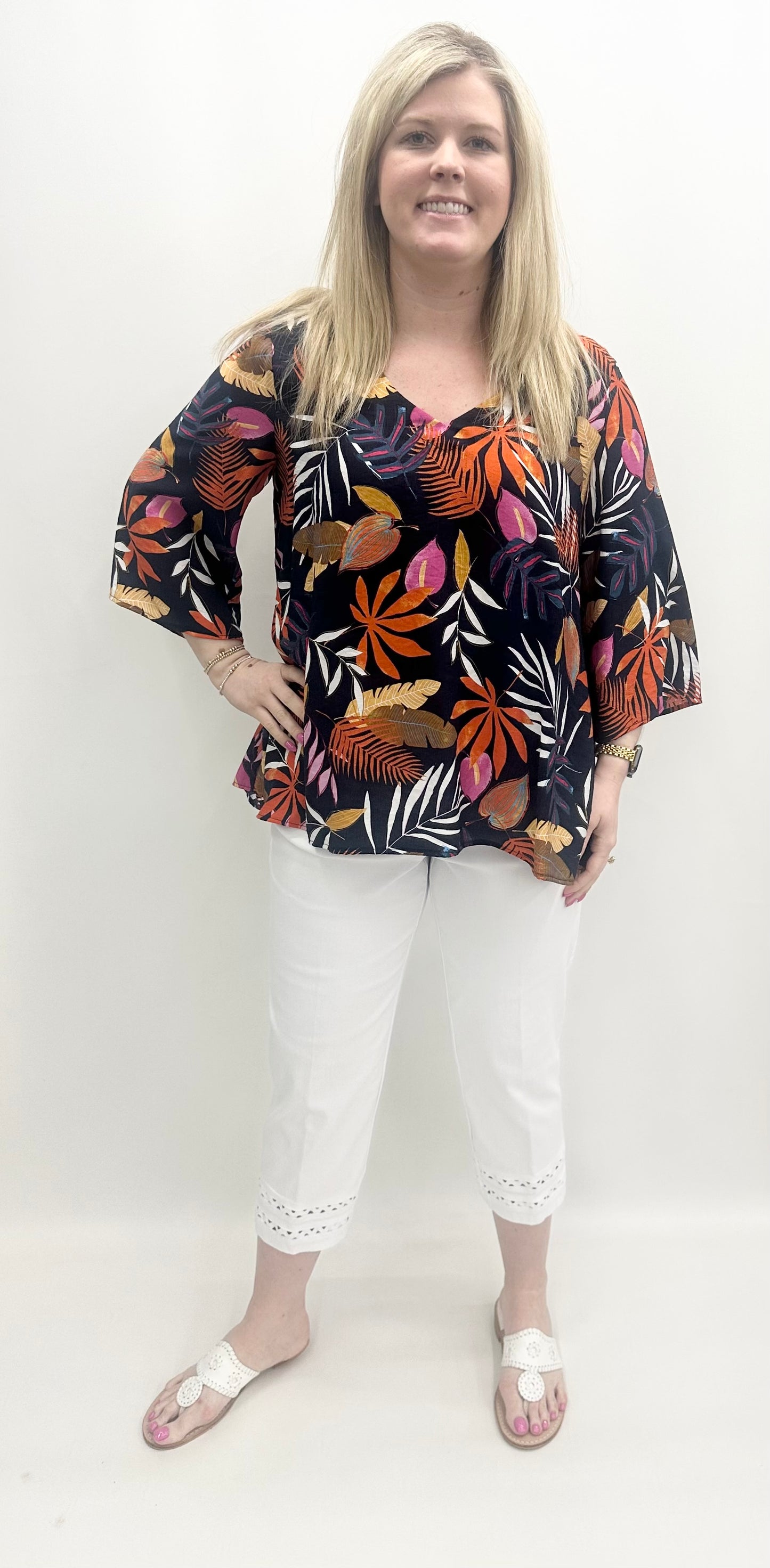 Pure Essence #588-4633 Navy Mix Top