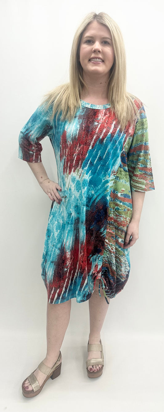 25T23D1 Tie-Dye Dress