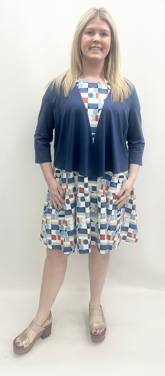 Pure Essence #210-4762 Denim Cardigan