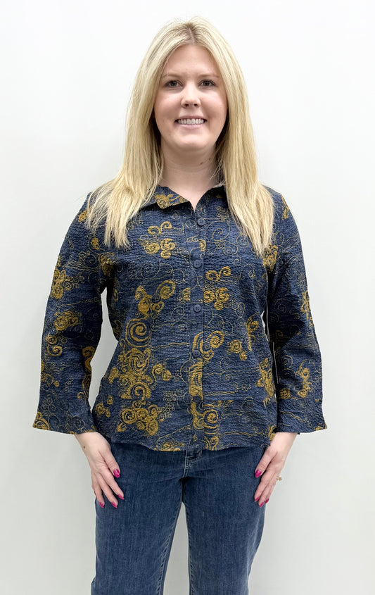 Habitat #21422 Navy Top
