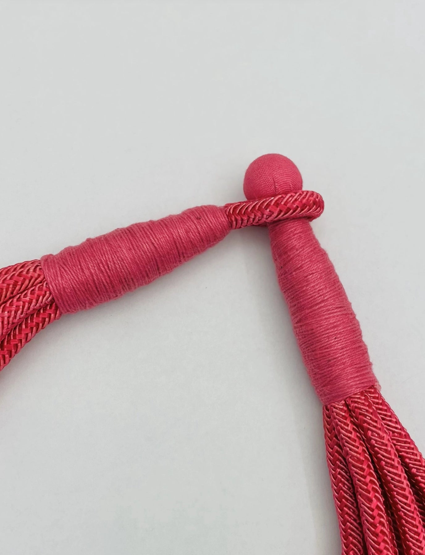 Pink Slub Necklace