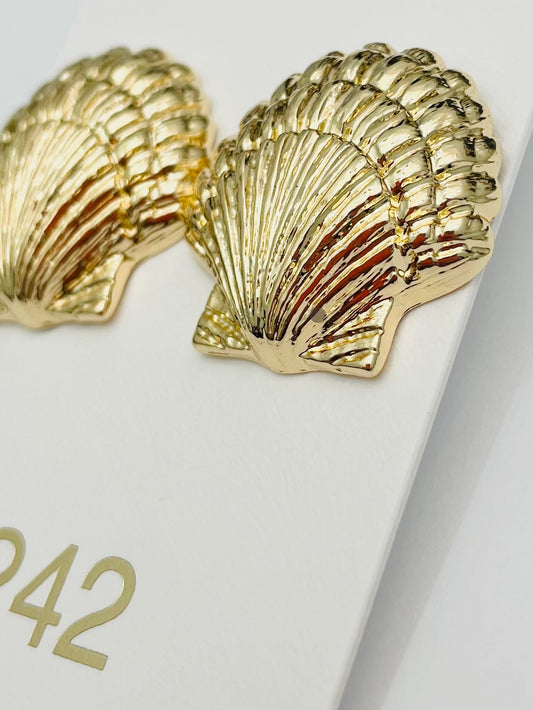 Simple Shell Stud Earring #ER567