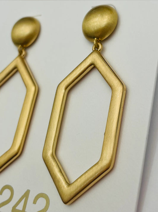 Hexagon Dangle Earring #ER531