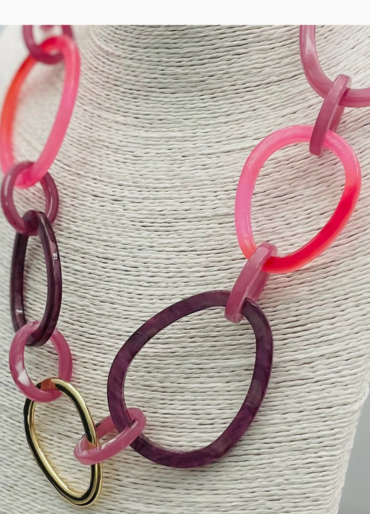 Long Oval Necklace #NK401