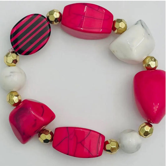 Spring- Mutli Bead Bracelet