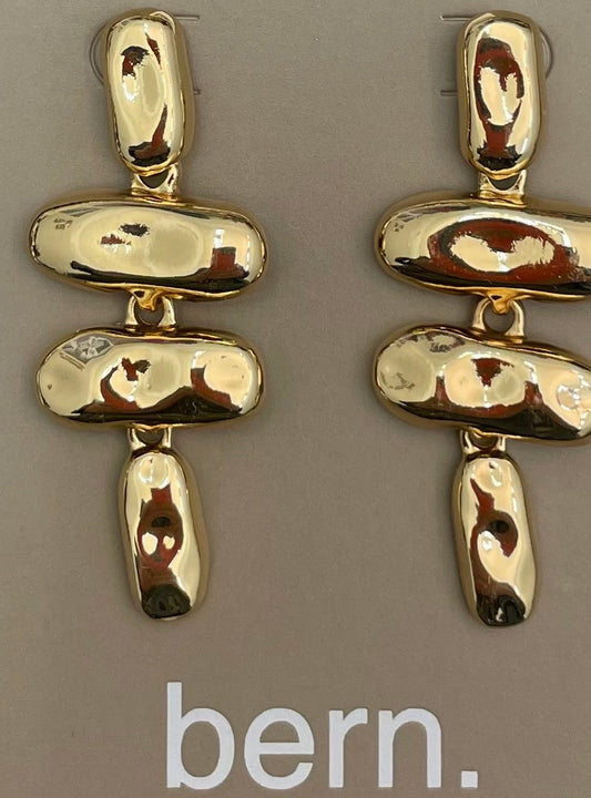 Golden - Tiered Floating Dangle BER527