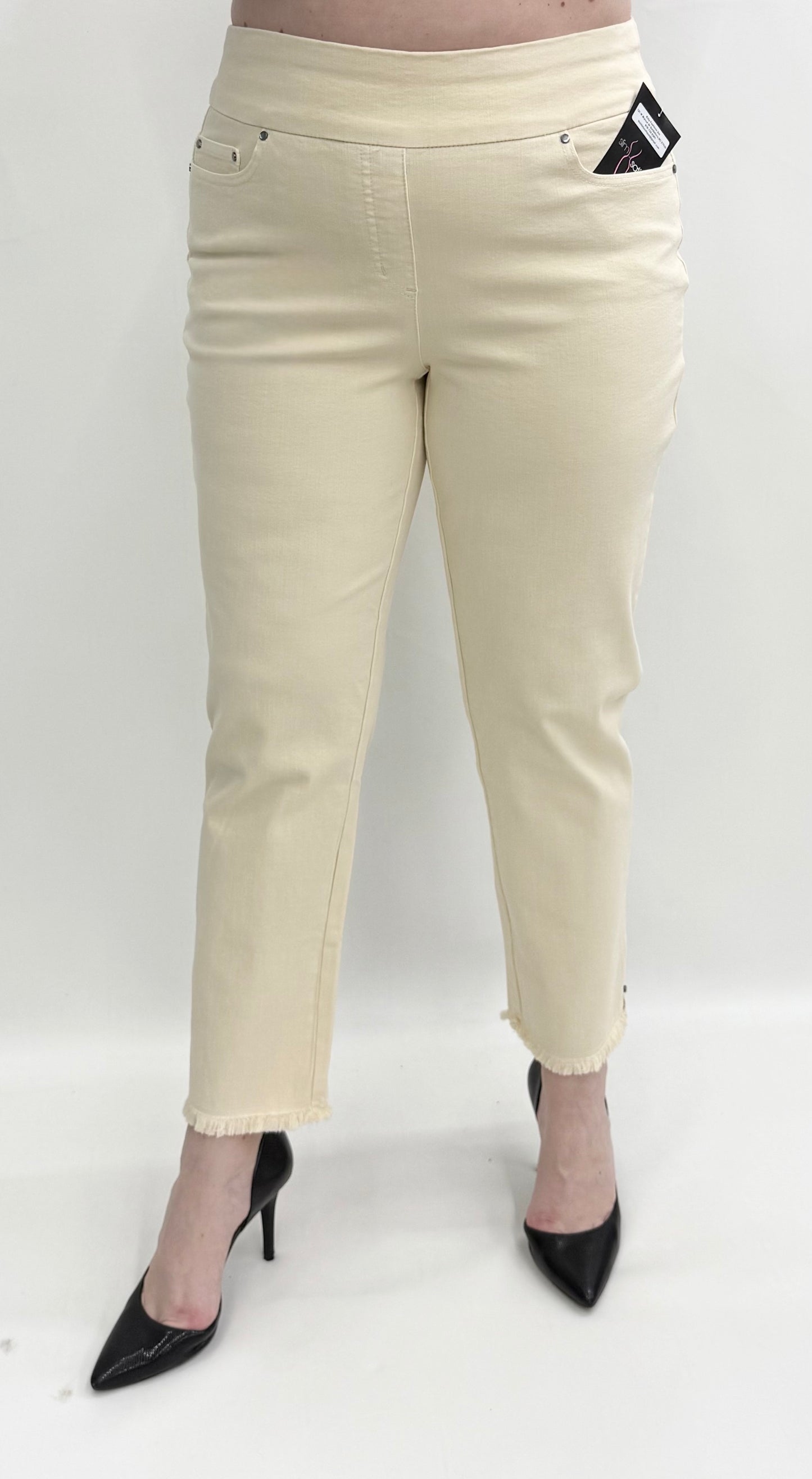 Slim Sation by Multiples #M35714PM Parchment Jean