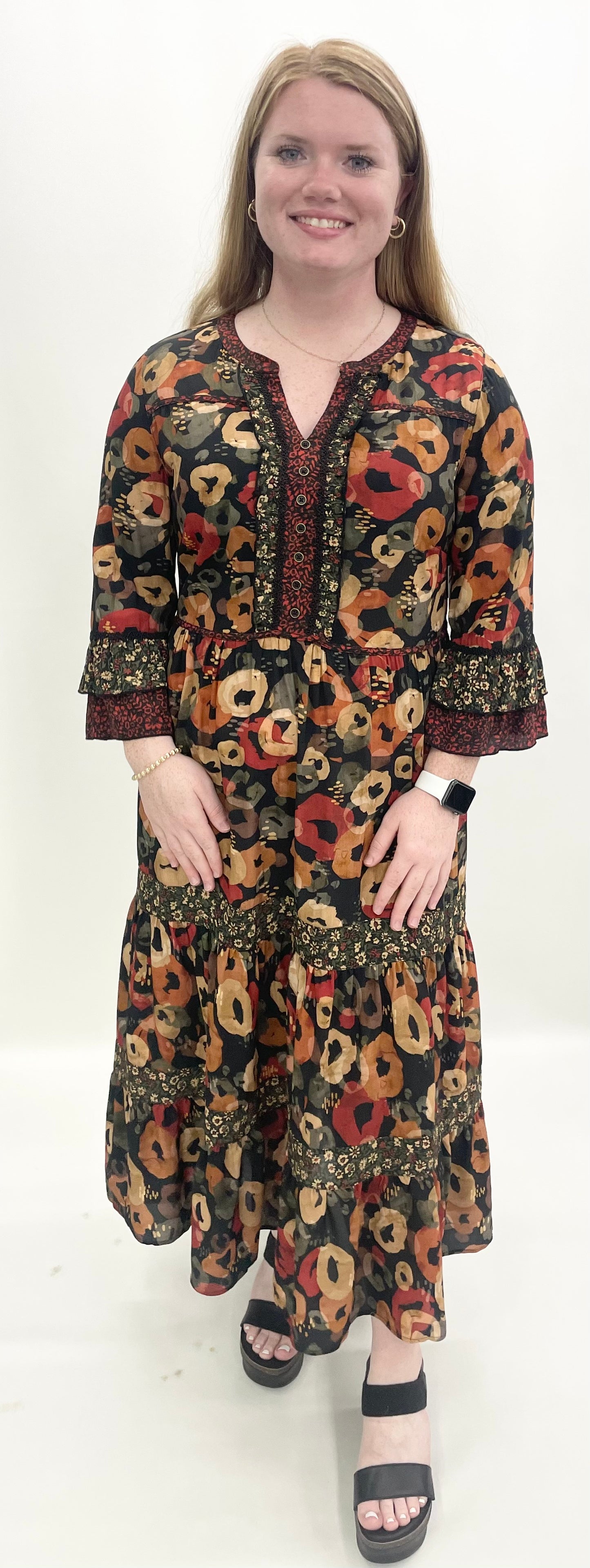 John Mark #J36881DM Floral Multi Dress