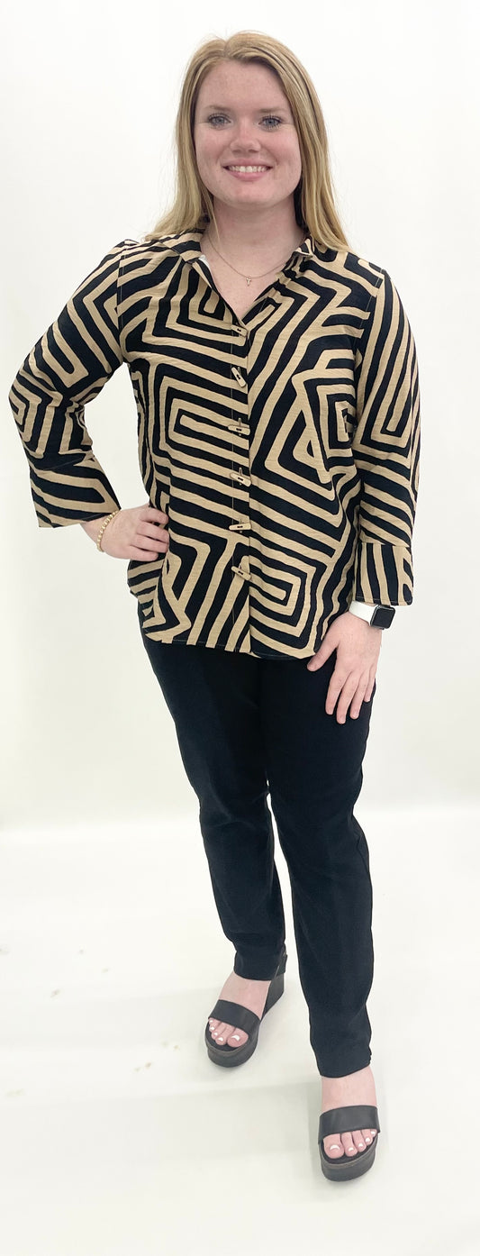 Ali Miles #A66104BM Blouse