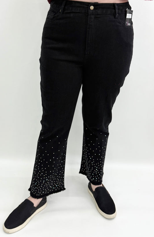 Slim Sation by Multiples #M45703PM Black Denim Jean