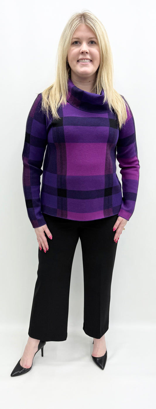 Ali Miles #A45617KM Purple Sweater