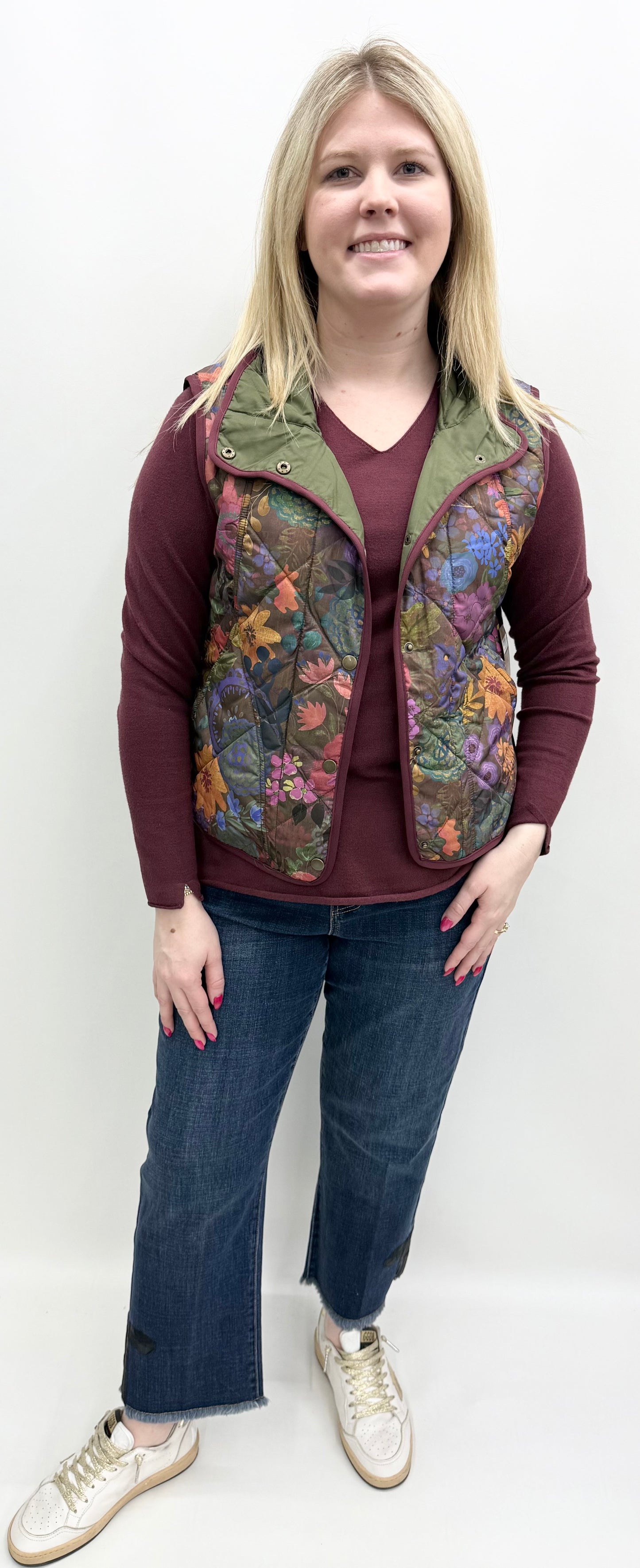 Tru-Luxe #T45227VM Multi Quilted Vest