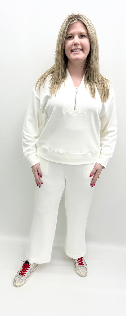 Tru-Luxe #T45342TM Off White Pullover