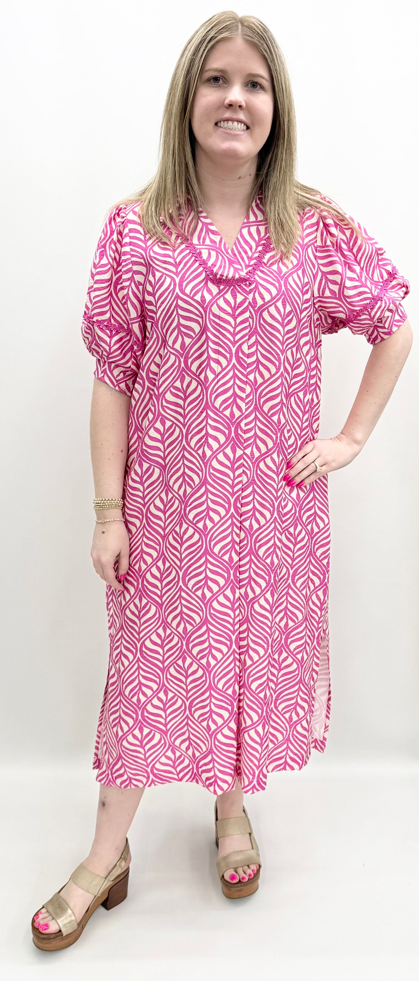 Umgee #C6143 Peony Dress