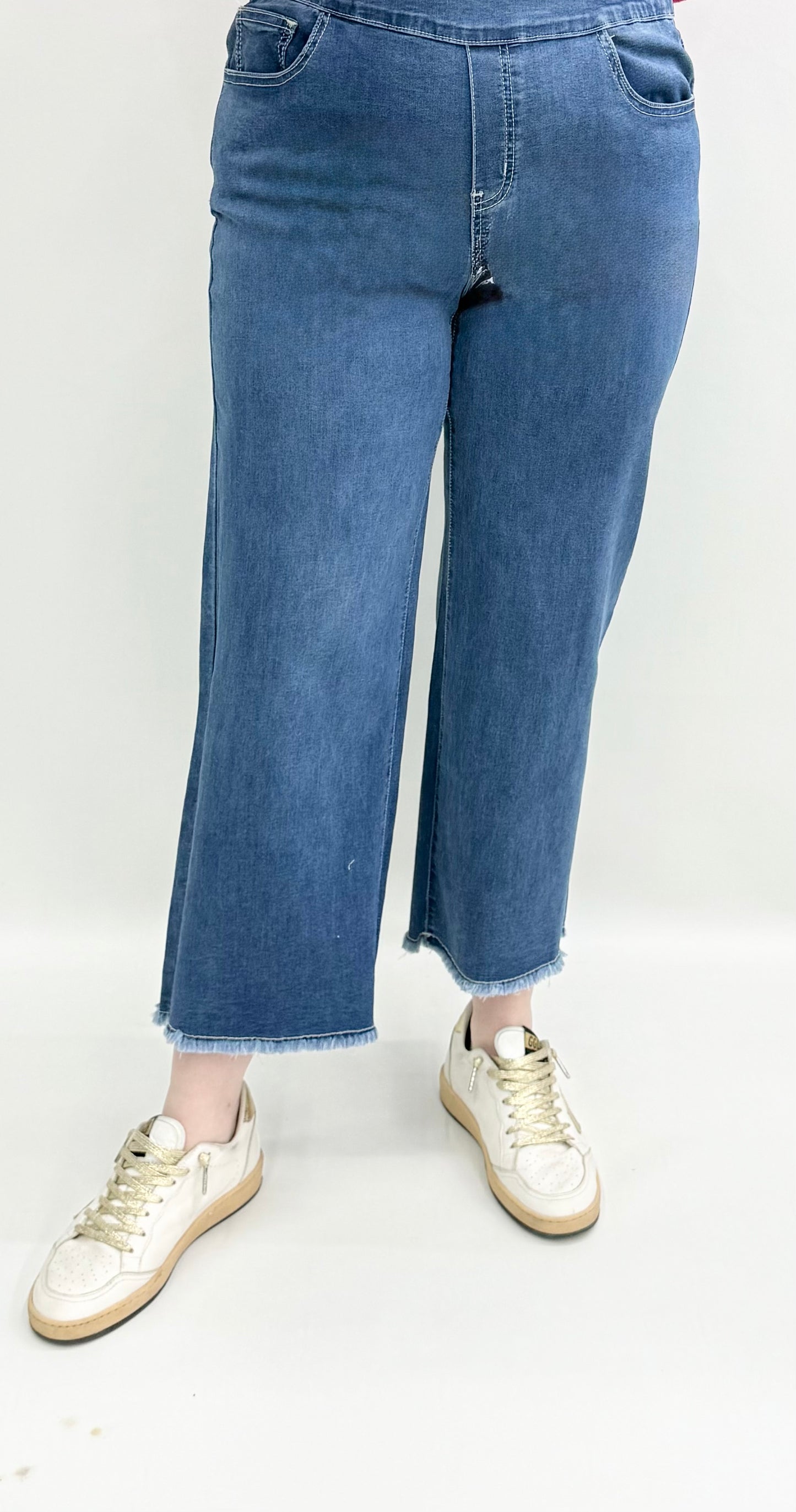Ethyl #P601BWBN Denim Ankle Pant