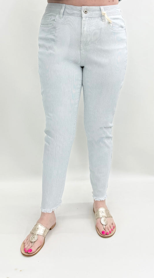 Ethyl #C5139RR-892B Stripe Ankle Pant