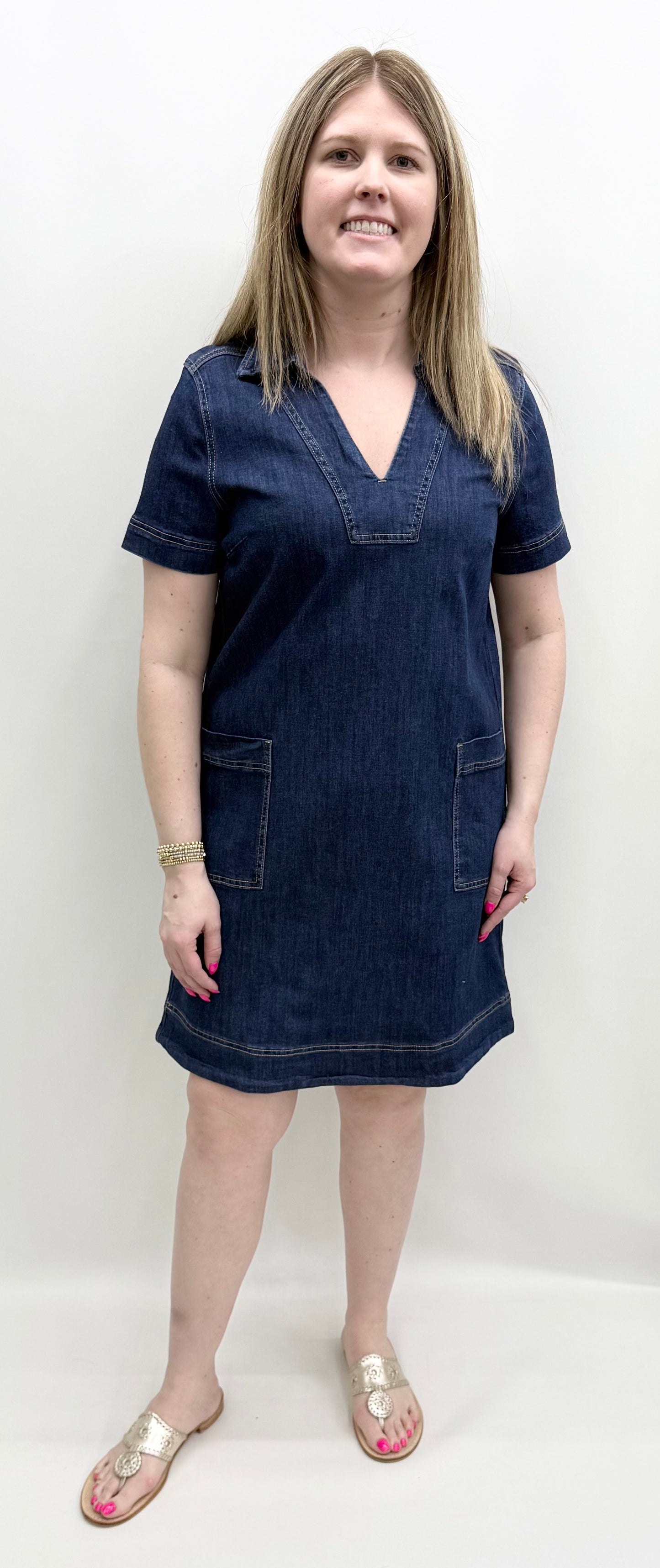 Charlie B. #C3229-519C Denim Dress