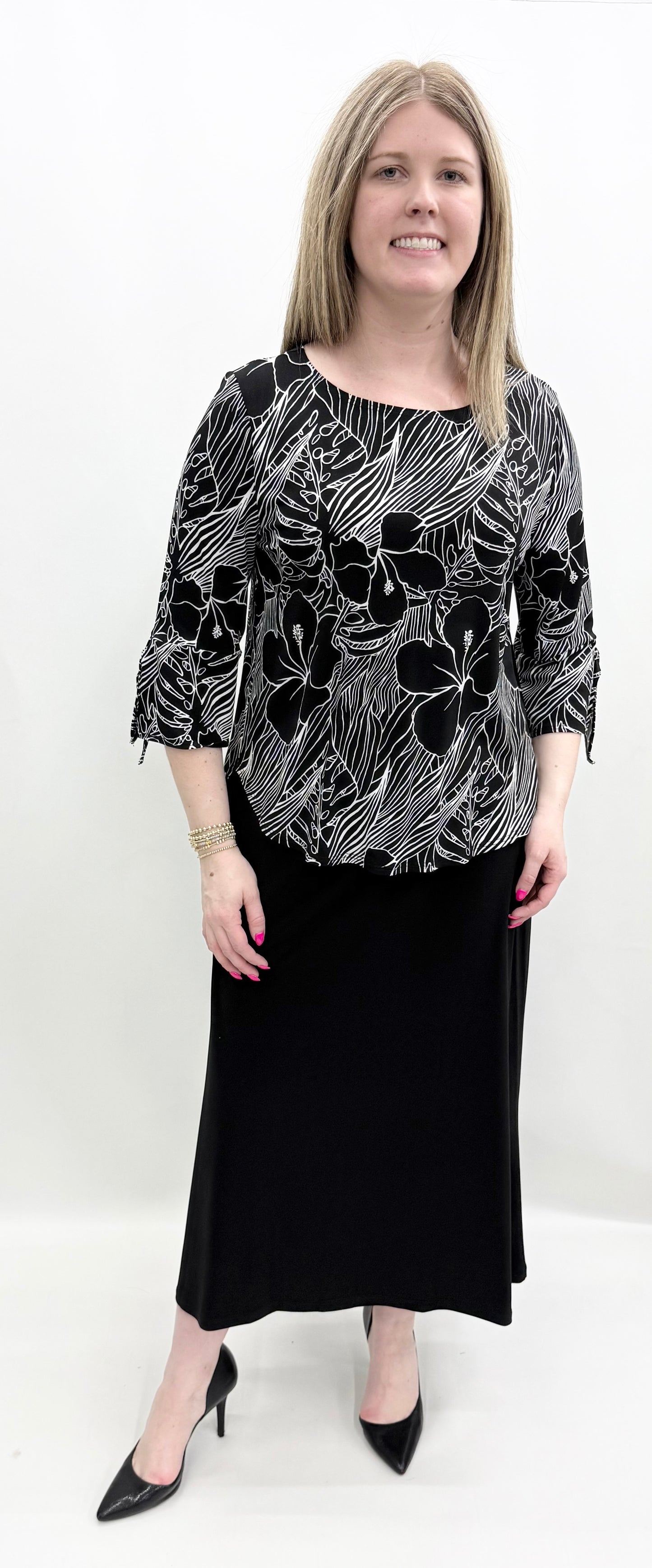 Clara Sun Woo #T16P25 Black/White Top