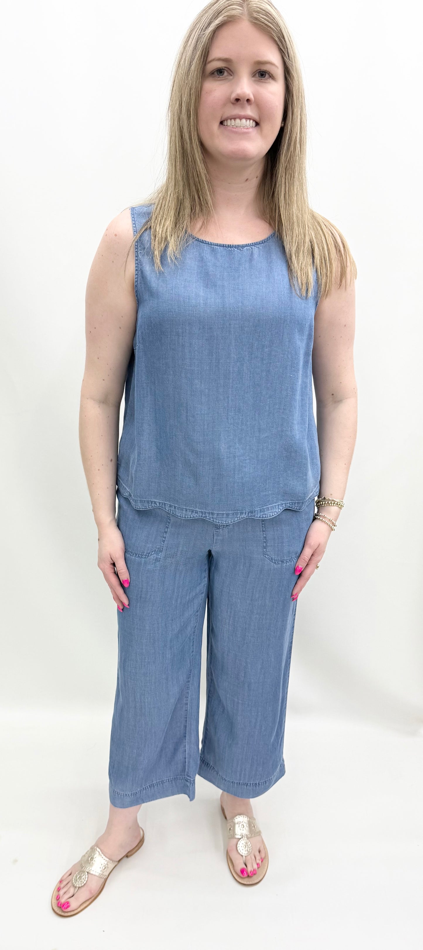 Charlie B. #C4698-578C Medium Blue Tank