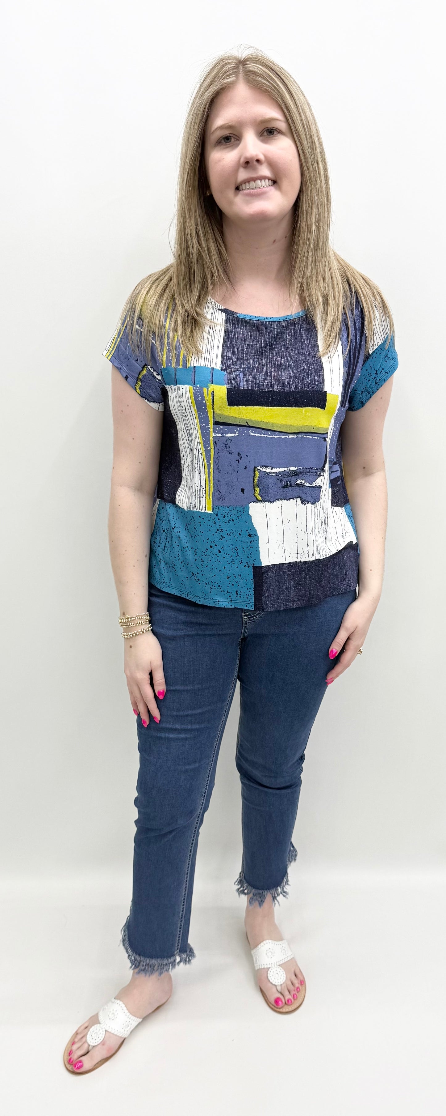 Olivia by Habitat #145187 Arthouse Knits Picasso Tee