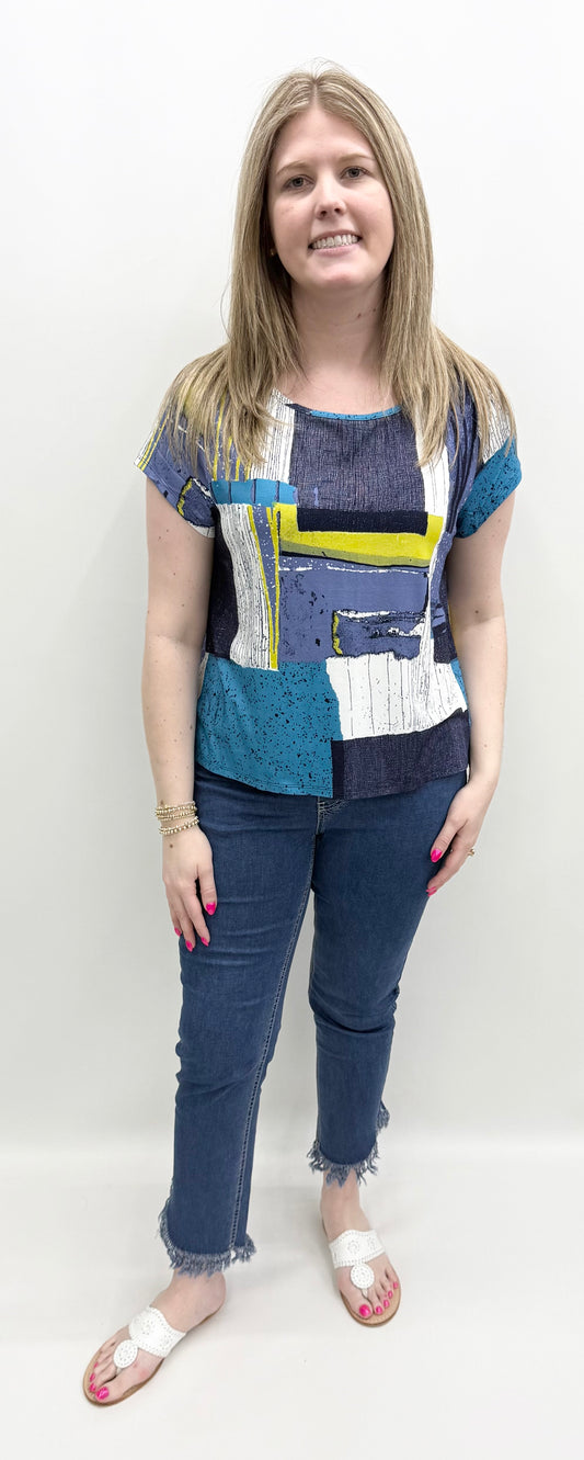 Olivia by Habitat #145187 Arthouse Knits Picasso Tee